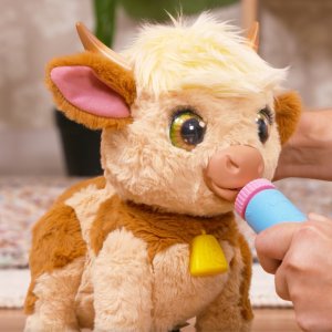FurReal Maggie The Feed & Follow Cow 8
