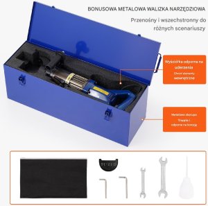 Elektryczna hydrauliczna giętarka do rur 1500W 12-22 mm 2