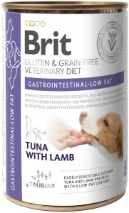 Brit Veterinary Diets BRIT GF Veterinary Diets Dog Gastrointestinal Low Fat 12x400g- -karma mokra dla psa 3