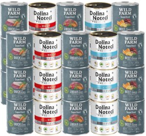 Dolina Noteci PREMIUM + WILD FARM Superfood Mix Smaków 30x800g 2