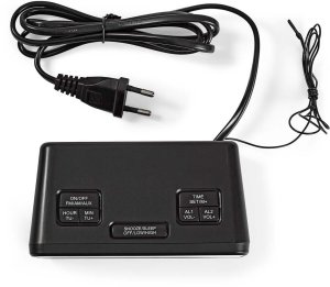 Nedis Radiobudzik CLAR002BK LED AUX projekcja 2x budzik FM Czarny 5