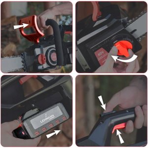 Pilarka akumulatorowa LGACS-1240 z mocą 1200 W i silnikiem bezszczotkowym 12