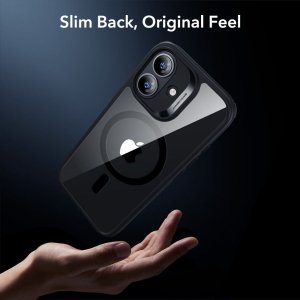 ESR CLASSIC HYBRID MAGSAFE & TEMPERED GLASS IPHONE 17 CLEAR/BLACK 8