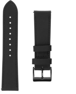 Fixed | Leather Strap with Quick Release 20mm for Smartwatch | Black 2