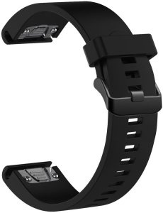 Fixed | Silicone Strap for Garmin QuickFit 20mm | Black 3