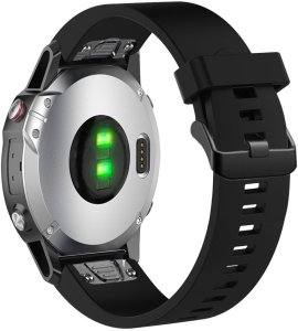 Fixed | Silicone Strap for Garmin QuickFit 20mm | Black 4