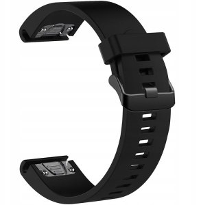 Fixed | Silicone Strap for Garmin QuickFit 20mm | Black 8