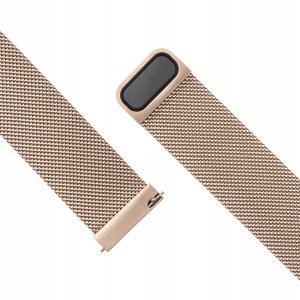 Fixed | Mesh Strap with Quick Release 22mm for Smartwatch | Rose gold 3
