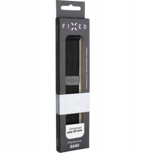 Fixed | Mesh Strap with Quick Release 20mm for Smartwatch | Black 6