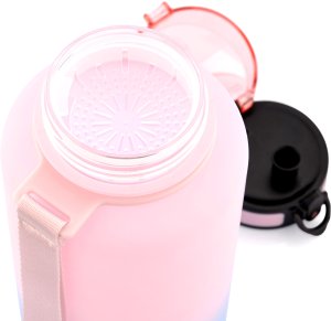 Meteor Bidon sportowy 1500 ml różowy/niebieski 5