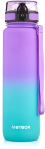 Meteor Bidon sportowy 1000 ml fioletowy/błękitny 5