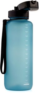 Meteor Bidon sportowy 1500 ml szaroniebieski (17665) 2
