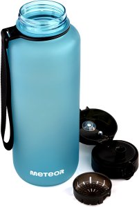 Meteor Bidon sportowy 1500 ml szaroniebieski (17665) 5