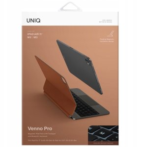 Case UNIQ Venno Pro Magnetic Smart with keyboard for iPad Air 11" (2024/25) | Air 10.9" (2022/20) wh 4