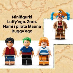 LEGO One Piece Namiot cyrkowy klauna Buggy’ego (75637) 5