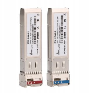 Extralink SFP+ 10G SFP+ WDM Module 10Gbps 1270/1330nm, single mode, 2km, para 2