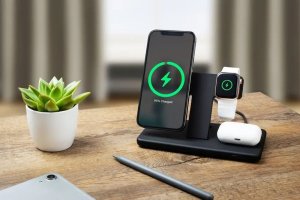 Fixed | MagPowerstation 3-in-1 wireless charging stand with MagSafe mount support | FIXMPOS-BK 11