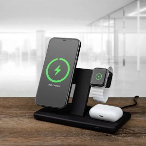 Fixed | MagPowerstation 3-in-1 wireless charging stand with MagSafe mount support | FIXMPOS-BK 10