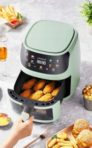 Frytkownica beztłuszczowa Linbox Frytkownica beztłuszczowa 5502 zielona 18