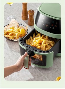 Frytkownica beztłuszczowa Linbox Frytkownica beztłuszczowa 5502 zielona 20