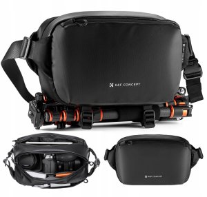 Torba Fotograficzna Walizka Saszetka Etui Na Aparat Kamerę Telefon K&f 10l / Czarny / Kf13.157v1 2