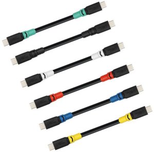 Kabel USB MicroConnect USB-C - USB-C 2 m Czarny (ColorFlex USB-C cable 100W,) 2