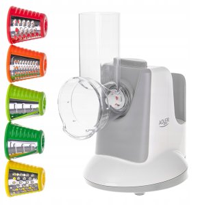 Szatkownica do warzyw z 5 nasadkami 4