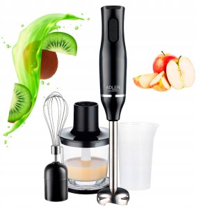 Blender Adler Blender ręczny-|Zestaw | Pojemnik 500ml | Pojemnik z miarką: 700ml 9