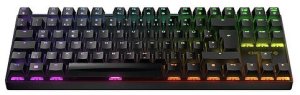 CHERRY XTRFY MX 8.2 - Tastatur - 80% - TKL - Hintergrundbeleuchtung - kabellos - Bluetooth 5.2, 2.4 GHz, USB-C - QWERTZ - Deutsch - Tastenschalter: CHERRY MX2A Brown - Schwarz 2