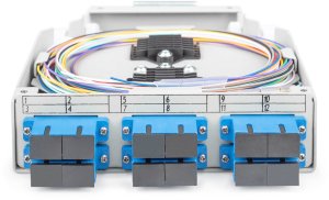 FIBER OPTIC DIN RAIL BOX OS2 6
