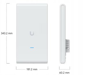 PUNKT DOSTĘPOWY UQ-U6-MESH-PRO UniFi Wi-Fi 6 2.4&nbsp;GHz, 5&nbsp;GHz, 573.5&nbsp;Mbps + 2400&nbsp;Mbps UBIQUITI 8