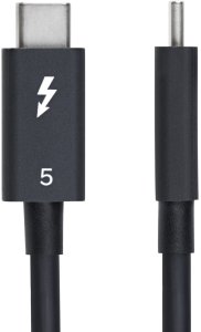 Kabel USB StarTech Thunderbolt - USB-C 1 m Czarny (TBLT5MM1M240W) 2