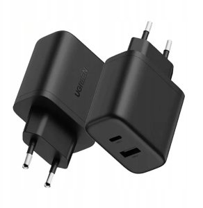 Ładowarka sieciowa UGREEN X227 20W GaN USB-A, USB-C czarna 4