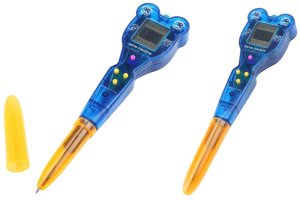 Gra Elektroniczna Z Długopisem 168w1 Smycz Pomarańczowo-Niebieska 3