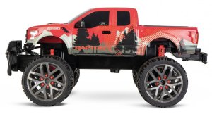 Pojazd rc ford f-150 raptor czerwony 2,4ghz 15