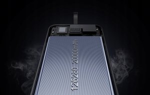 Powerbank UGREEN PB505 20000mAh USB-A, USB-C 20W + wbudowany kabel USB-C szary 8