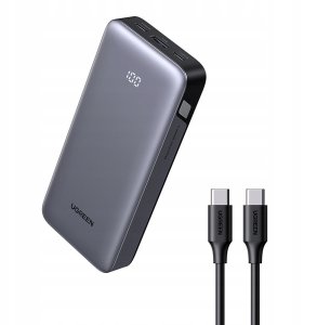Powerbank UGREEN PB532 20000mAh USB-A, 2xUSB-C 30W szary 9