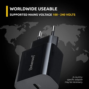 Intenso 7802010 adapter zasilający/ inwentor Wewnętrzna 20 W Czarny 5