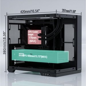 1stCOOL skříň DREAMER, Mid Tower, AU, USB 3.0, USB-C, 3x 120mm ARGB Fan, černá 3