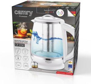 Czajnik Camry CR 1290 Biały 8