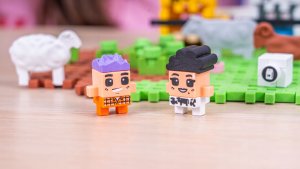 Marioinex Klocki waffle Farmer czas zbiorów 102 el (07566) 3