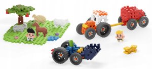 Marioinex Mini Waffle Farmer Traktory i wypasiona łąka 110 elementów (907535) 2