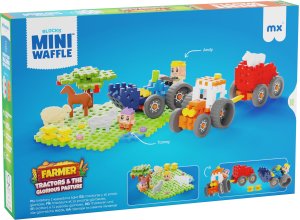 Marioinex Mini Waffle Farmer Traktory i wypasiona łąka 110 elementów (907535) 4