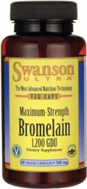 Swanson Bromelina - maksymalna moc 60 kaps. 1
