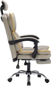 Fotel ergonomiczny biurowy obrotowy z podnókiem khaki Office 3