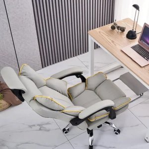 Fotel ergonomiczny biurowy obrotowy z podnókiem khaki Office 8