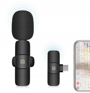 Mikrofon Puluz Bezprzewodowy mikrofon krawatowy PULUZ android USB-C 10