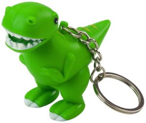 Brelok Do Kluczy Plecaka Dinozaur Latarka LED Dźwięki Mix Kolor 3
