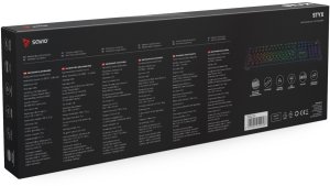 SAVIO STYX Klawiatura mechaniczna Outemu Red, Hot Swap, RGB 7