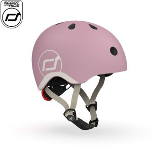 Zestaw: Scoot and Ride HK1 Push and Go 2w1 jeździk i hulajnoga dla dzieci 1-5 lat, kolor: Wildberry + kask rozm. XXS-S + ochraniacze ROSE XXS 31